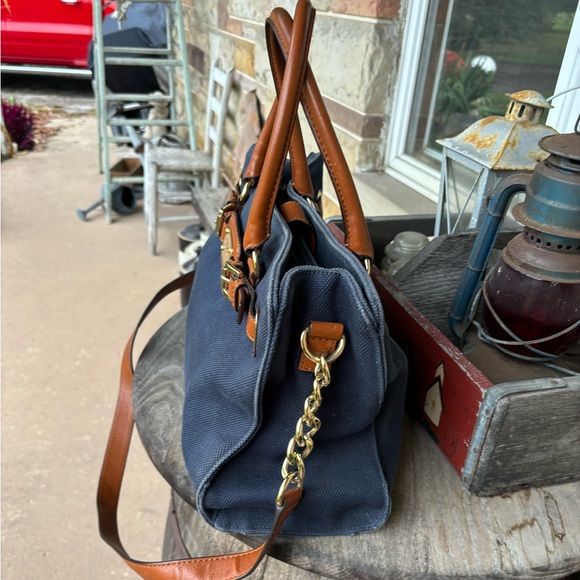 Michael Kors Hamilton Canvas Satchel - Picture 3 of 9